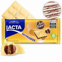 Chocolate em Barra Ouro Branco Lacta 98g