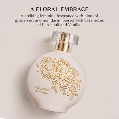 Colonia Floratta Simple Love Boticario 75 ml