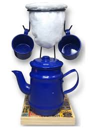 Conjunto Bule com 2 xicaras Azul Teteu