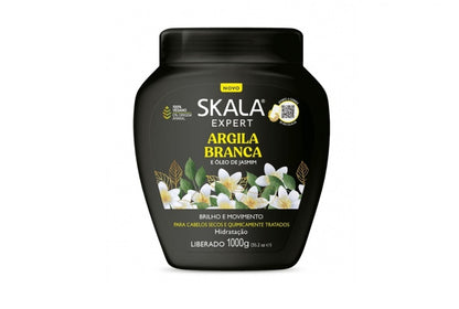 Creme Brilho e Movimento Argila Branca  Skala 1000g