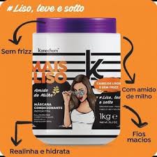 Creme  hidratante Mais Liso Kanechom 1kg