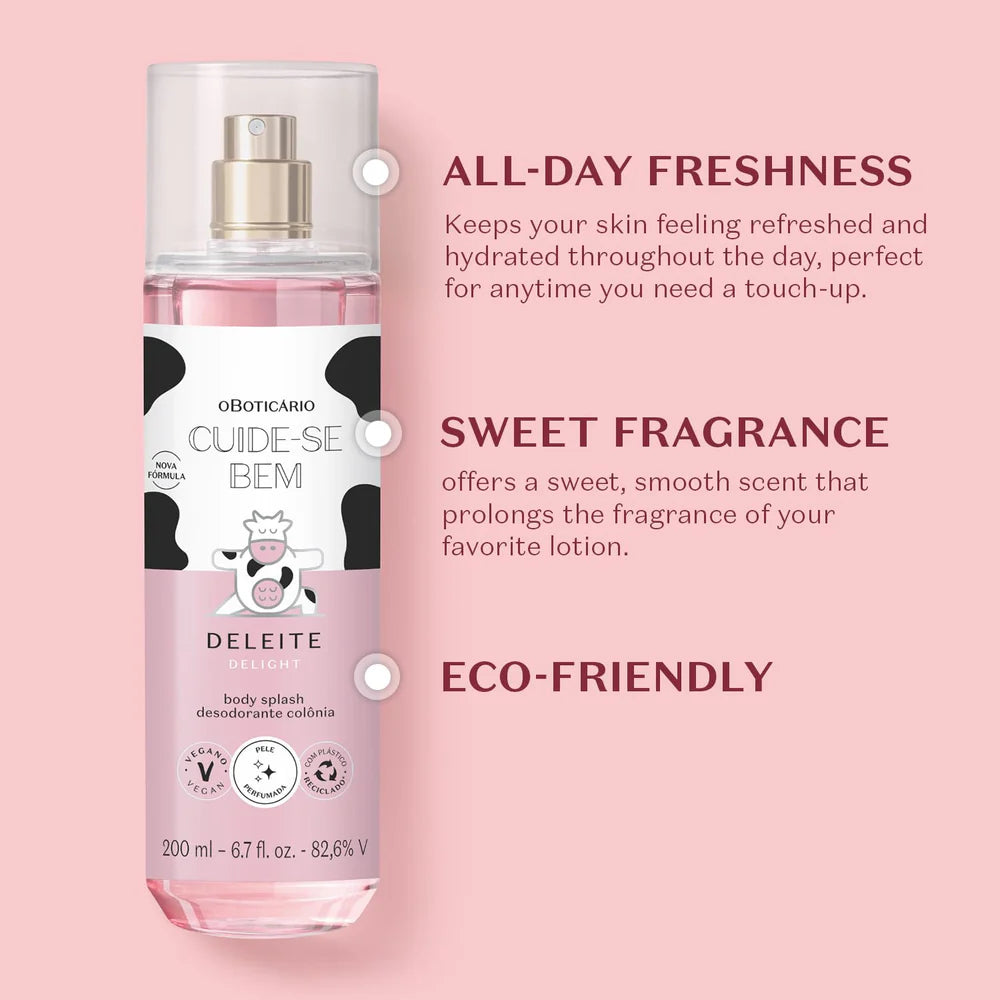 Cuide-se Bem Body Splash Deleite 200ml