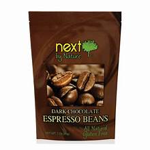 Dark Chocolate Espresso Beans Next 85g