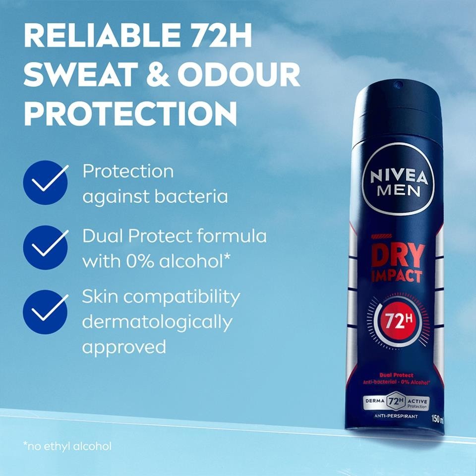 Desodorante Nivea Dry Impact 72h