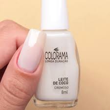 Esmalte Leite de Coco Cremoso Colorama  8ml