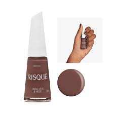 Esmalte Linda, Leve e Nude Risque 8ml