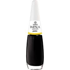 Esmalte Preto Cremoso Impala 7.5ml