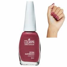 Esmalte Rosa Queimado Cremoso Colorama 8ml