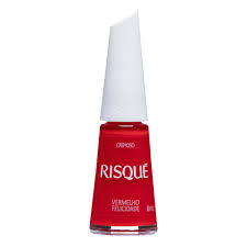 Esmalte Risque Vermelho Felicidades 8ml
