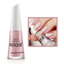 Esmalte Risque Granulado Rose 8ml