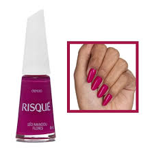 Esmalte Risque Leo Mandou Flores 8ml