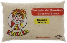 Farinha de Mandioca Branca Emilia 1kg