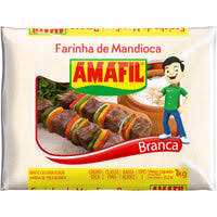 Farinha de Mandioca Crua Amafil 1kg