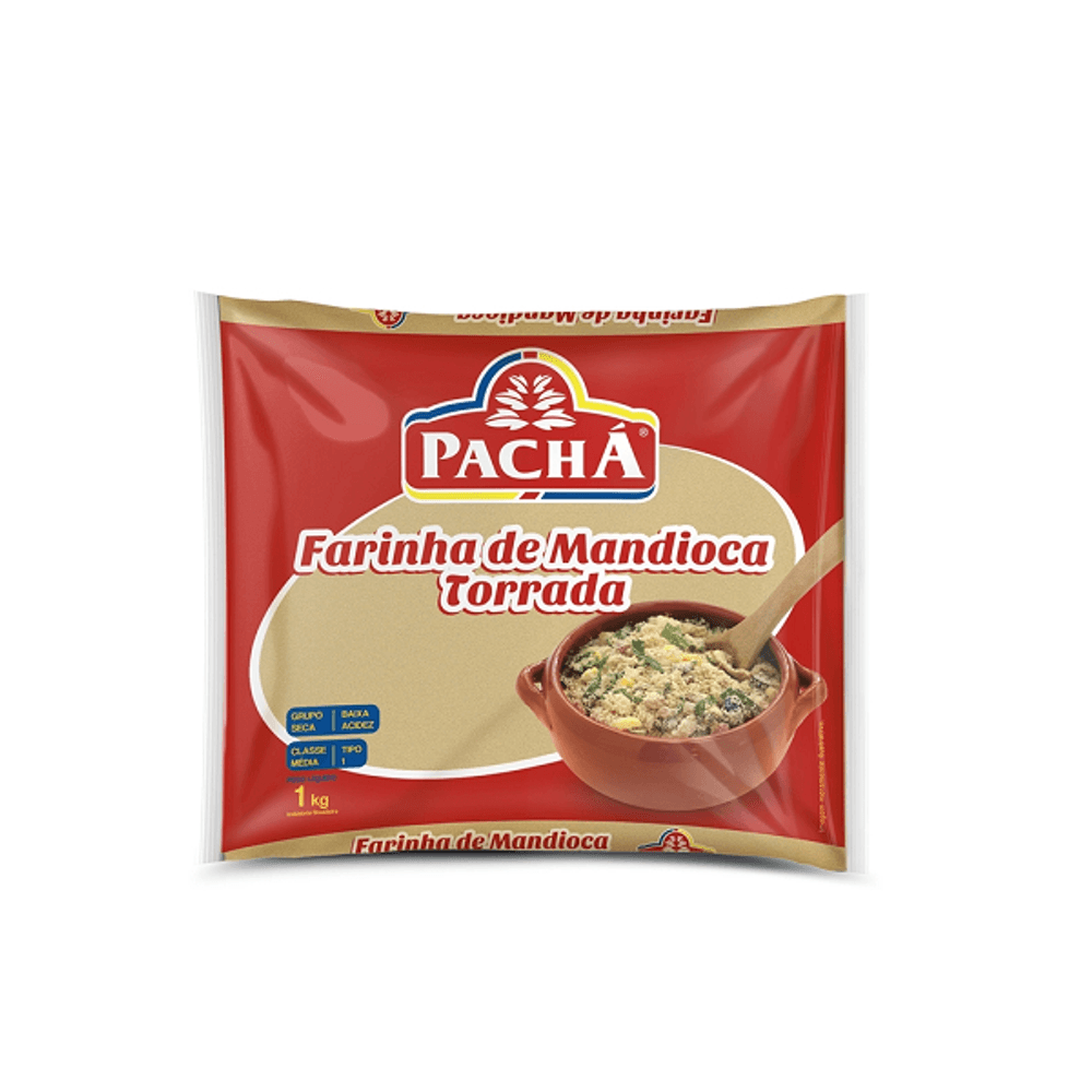 Farinha de Mandioca Torrada Pacha 1kg