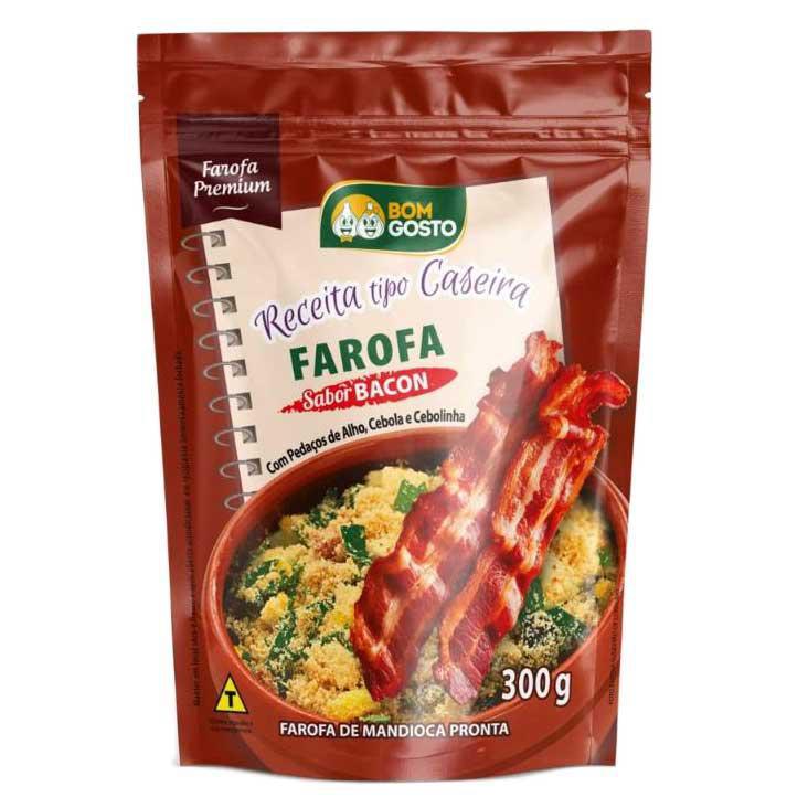 Farofa Caseira Bacon Bom Gosto 300g