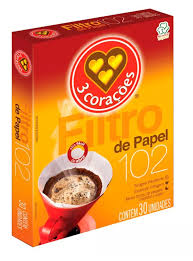 Filtro de Papel #102 3 Coraces  (30 unidades)