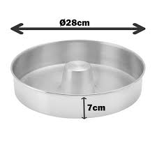 Forma de Pudim Aluminio 28x7 cm - Panelux