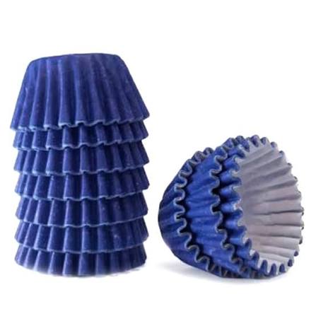Forminha de Docinhos Azul Escuro 100 unids N.5