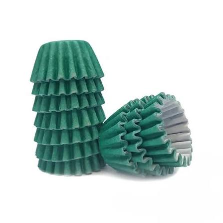 Forminha de Docinhos Verde 100 unids N.5