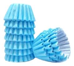 Forminha de Docinhos Azul Claro 100 unids N.5