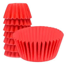 Forminha de Docinhos Vermelho 100 unids N.5