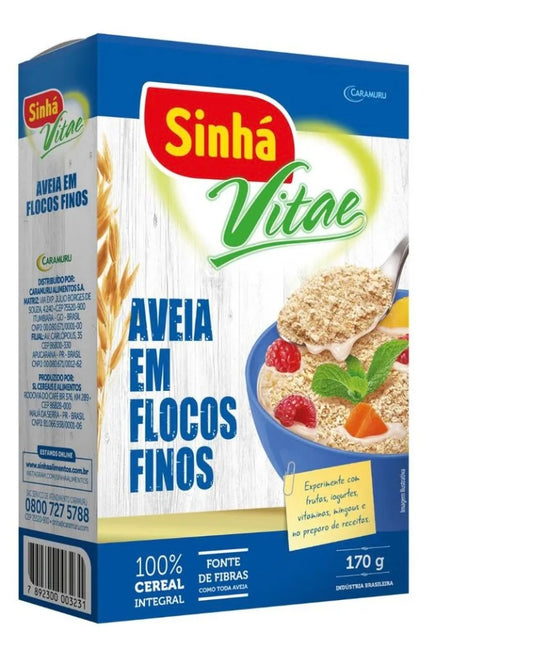 Aveia em Flocos Finos Sinha 170g