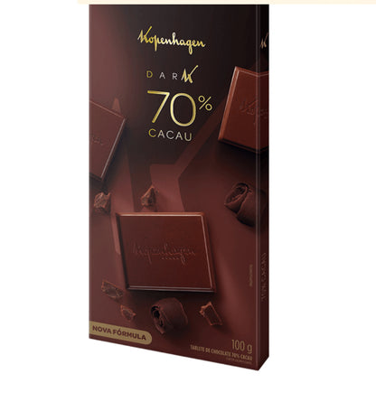 Chocolate Kopenhagen Amargo 70% cacau 100g