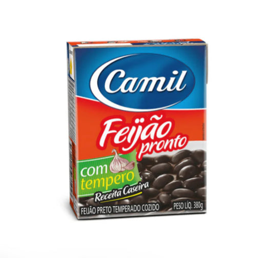 Camil Feijão Preto Pronto 380g