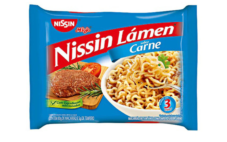 Miojo Nissin Lamen Carne 85g