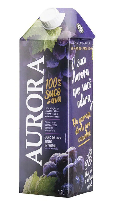 Suco de Uva Integral Aurora TETRA PACK 1,5l