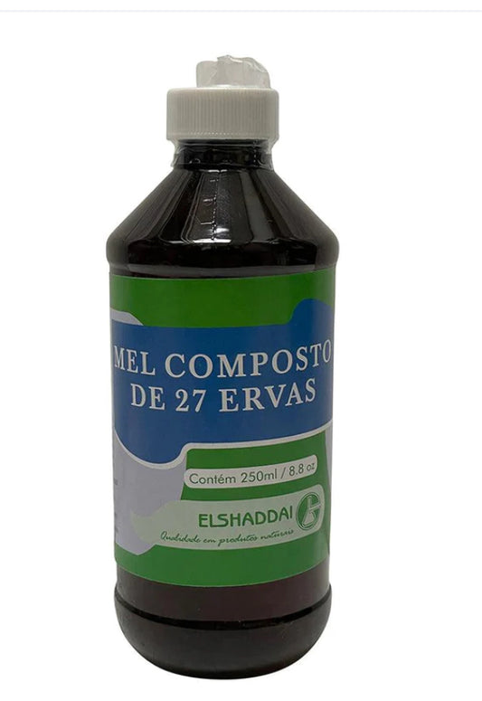 Mel Composto 27 ervas -Xarope 250ml