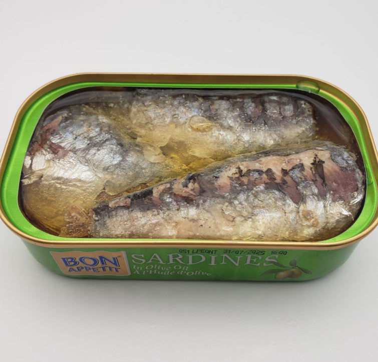 Sardinha no Azeite de Oliva Bom Apetit 120g