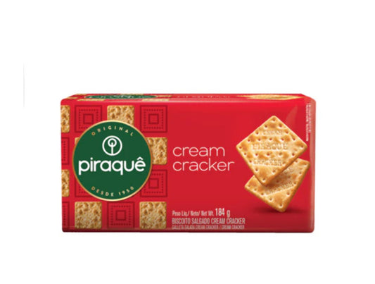 Biscoito Cream Cracker Piraque 184g