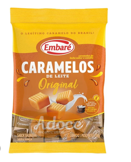 Bala Caramelos de Leite Embare 660g