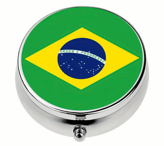 Porta Remedio Bandeira Brasil