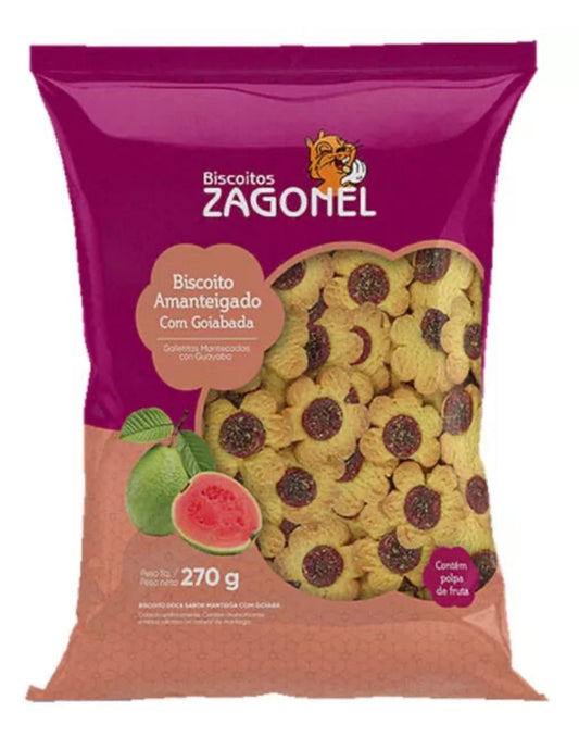 Biscoito Amanteigado com Goiabada Zagonel 270g