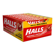 Halls de Morango 28g