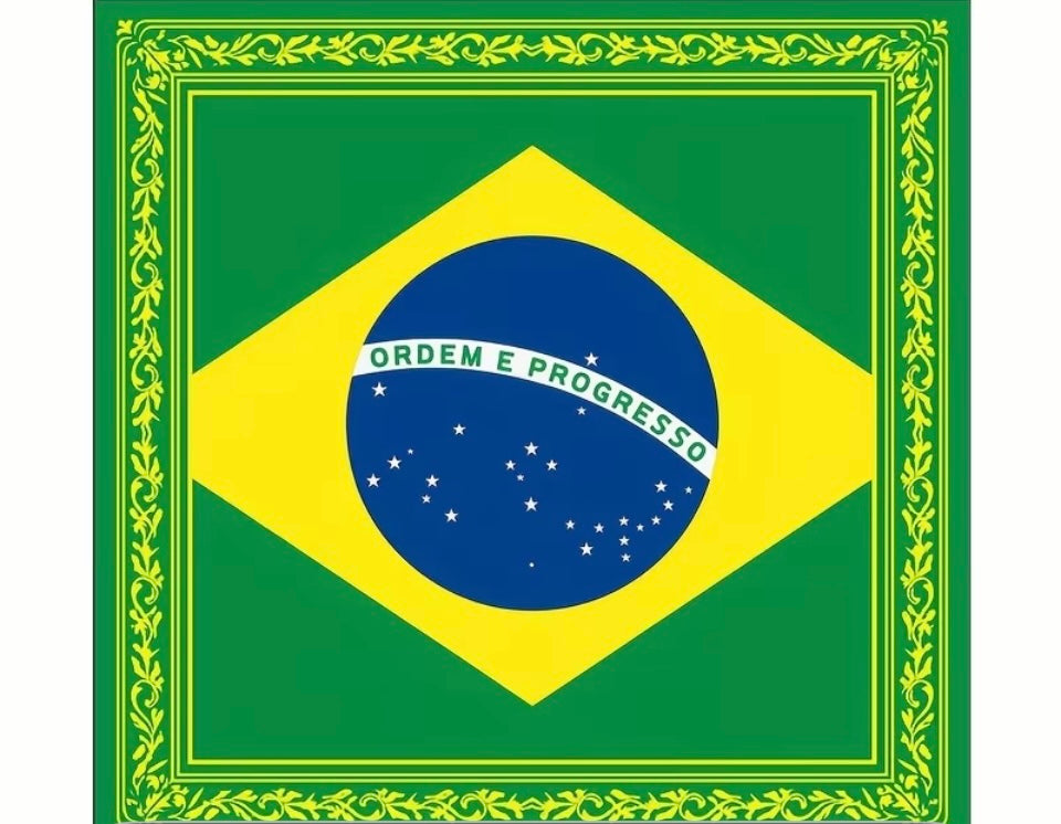 Lenço Bandeira do Brasil
