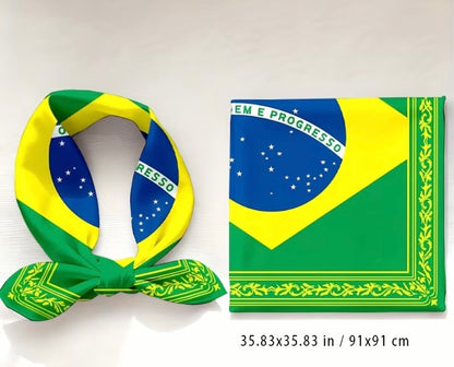 Lenço Bandeira do Brasil