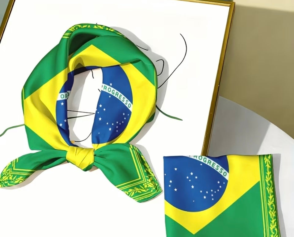 Lenço Bandeira do Brasil