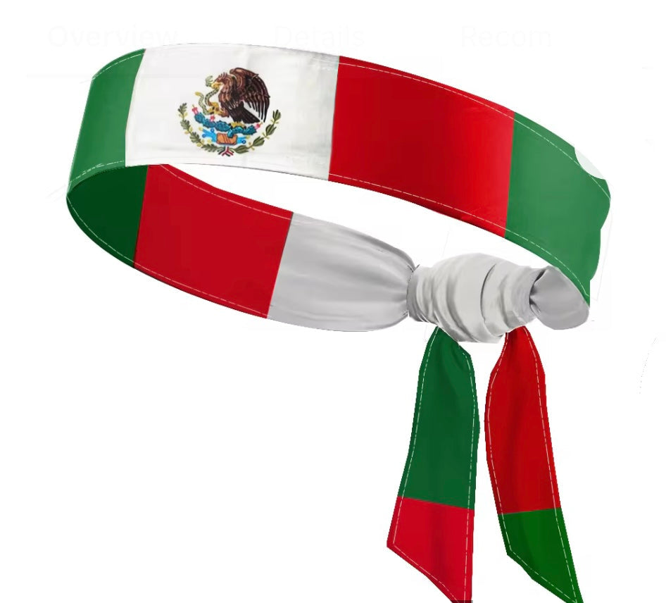 Faixa de Cabelo Bandeira do Brasil/EUA