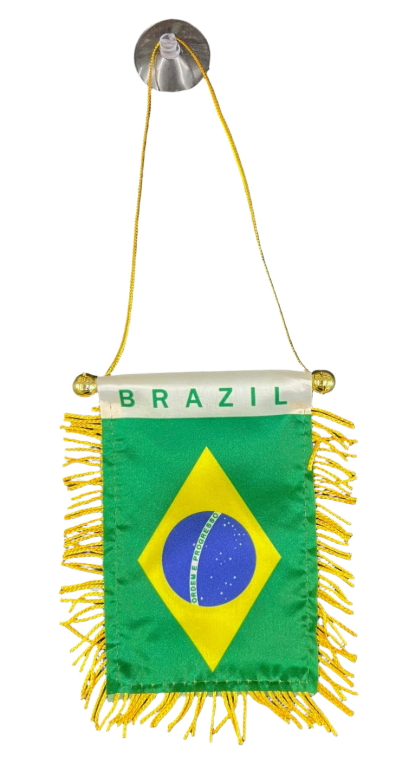 Mini Banner Brazil 4"x6"