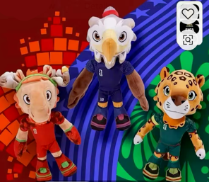 Pelucia do Mascote World Cup 2026