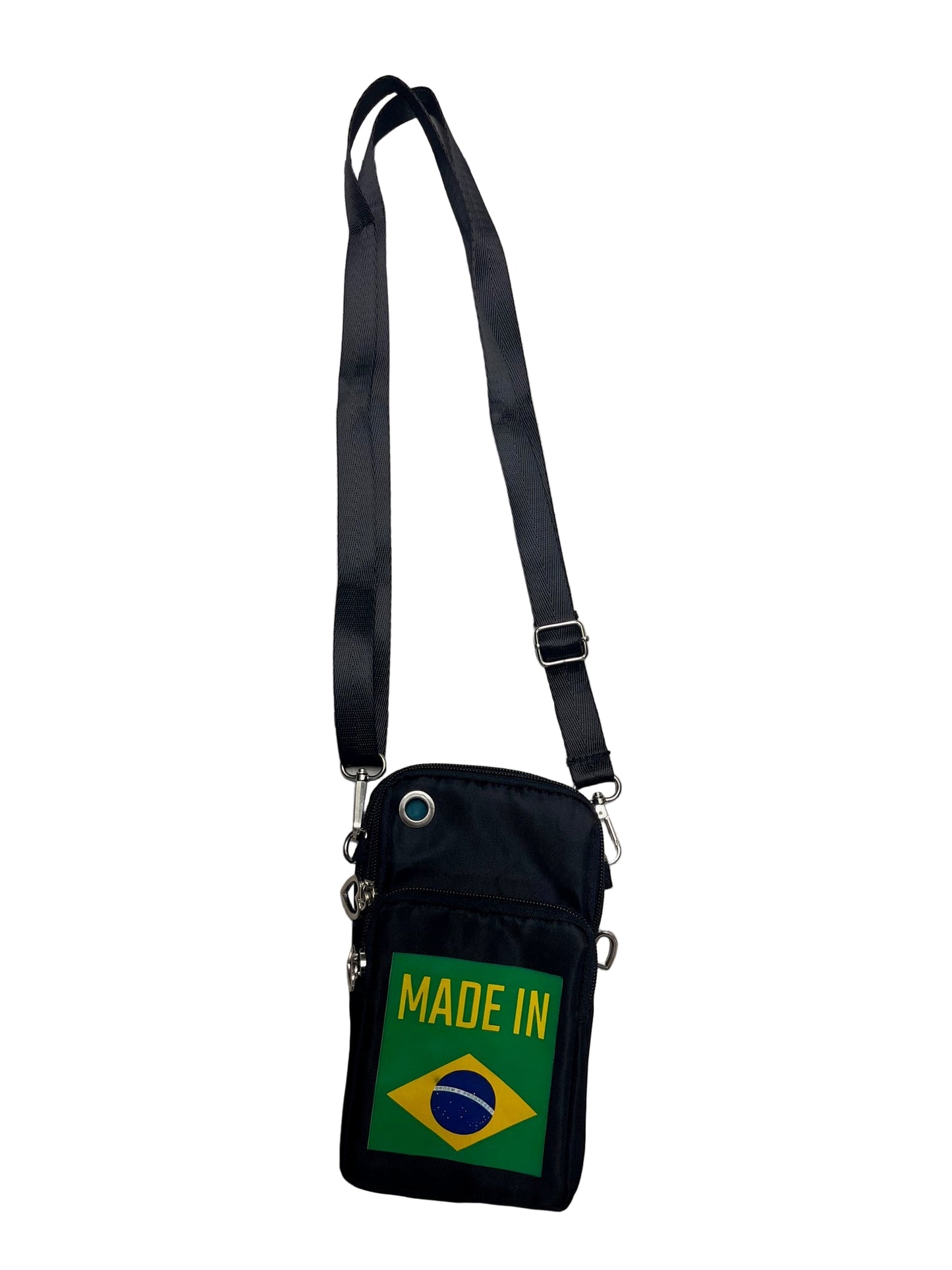 Bolsa Transversal Preta Made in Brasil