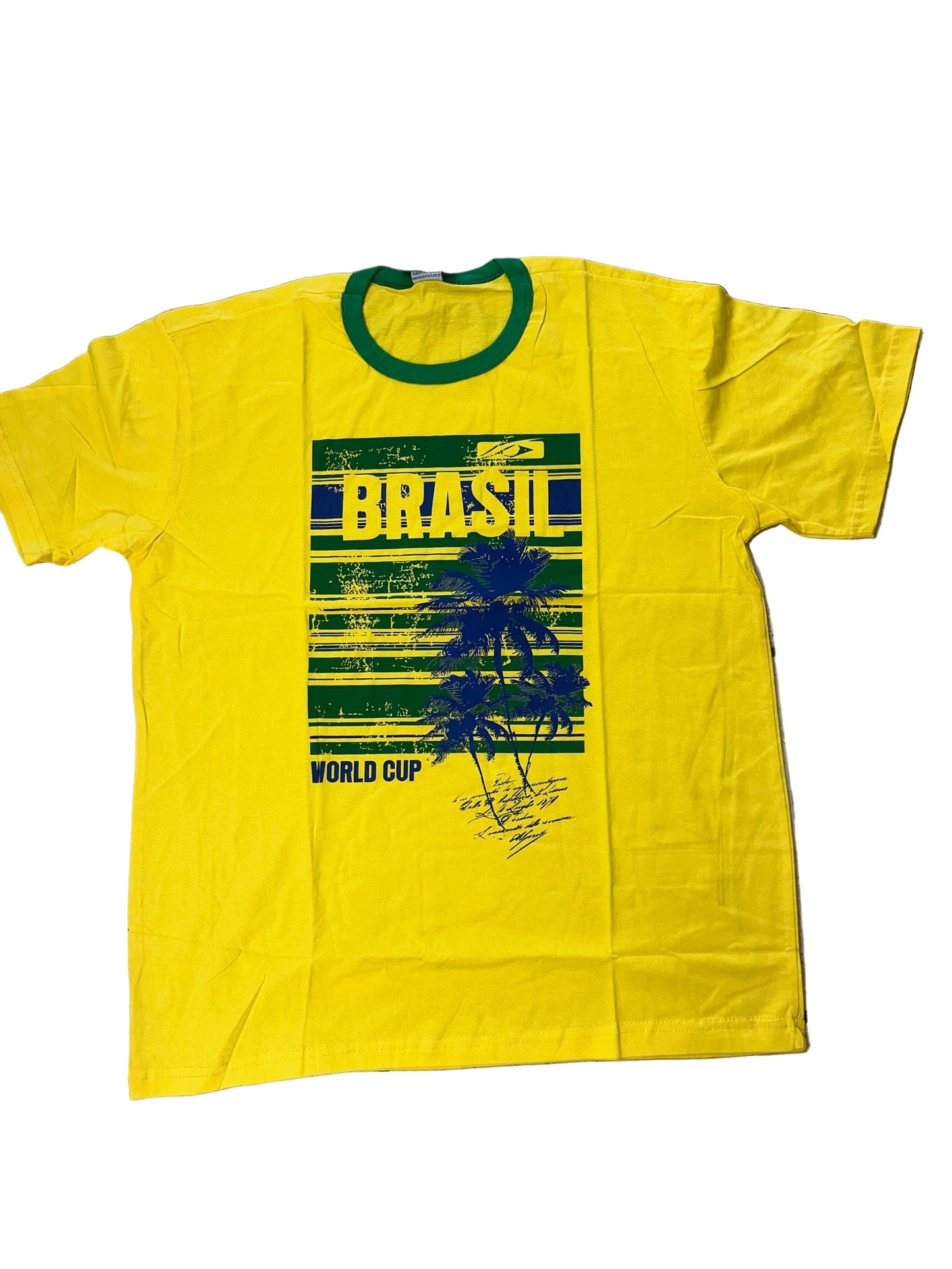 Camiseta do Brasil Amarela World Cup