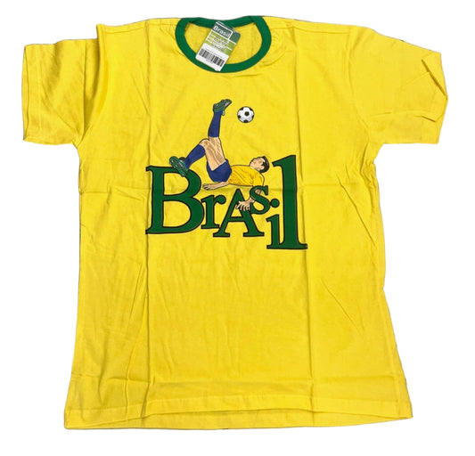 Camiseta do Brasil Jogador e bola