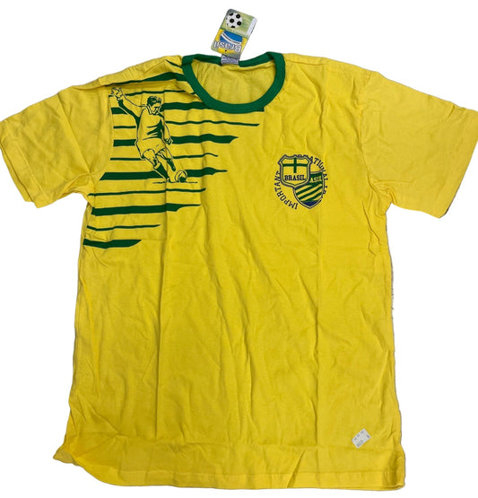 Camiseta do Brasil Amarela Jogador Verde