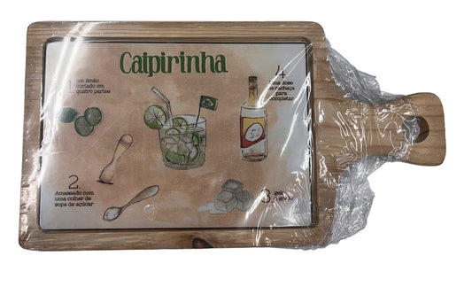 Tabua Madeira Caipirinha - Linha Brasil