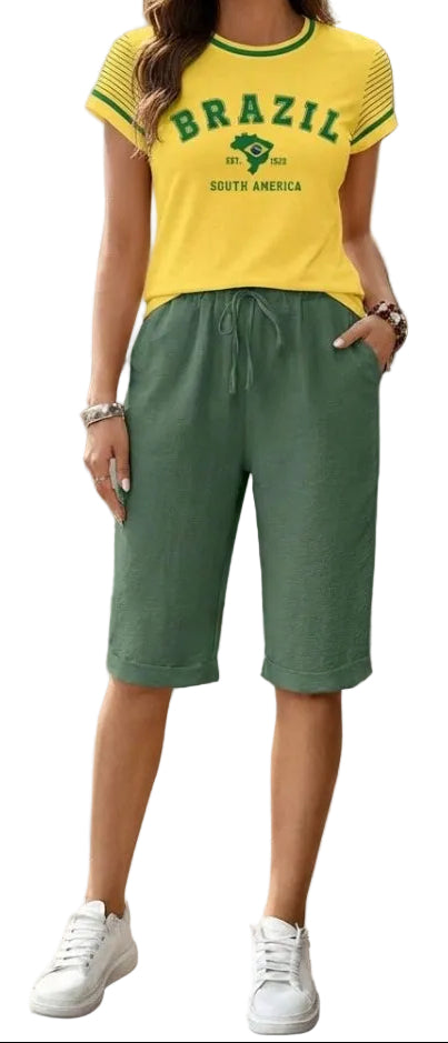 Camiseta Acinturada Brasil