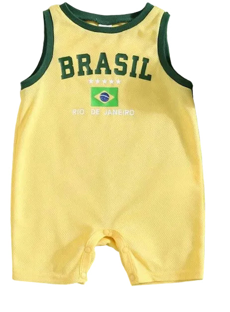 Body com perninha for baby "Brasil - Rio de Janeiro"